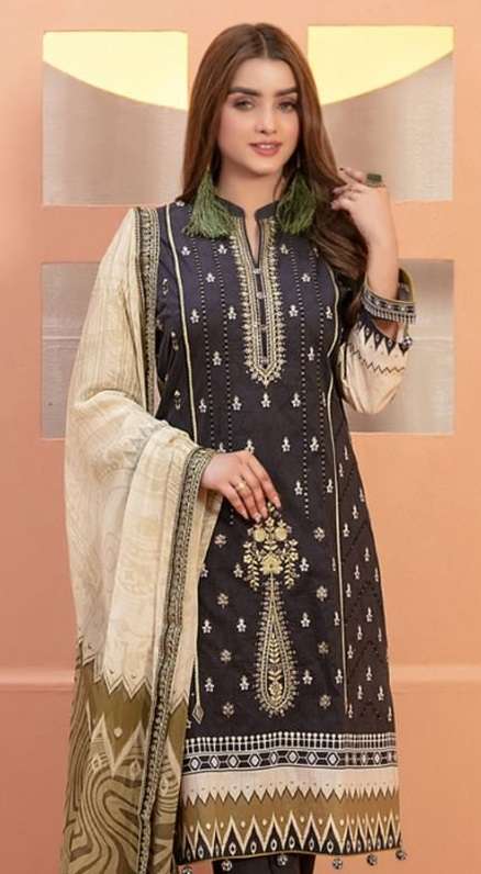 JIHAN PRESENT PRESTIGE  LAWN D no:-3442 BY JIHAN